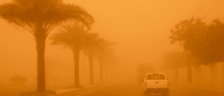 Driving During A Sandstorm