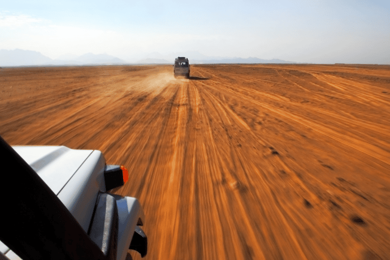Driving During A Sandstorm