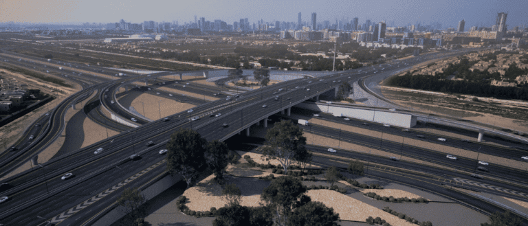 Dubai Begins Road Works
