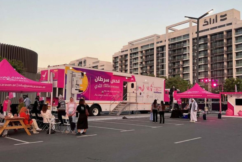 the pink caravan dubai